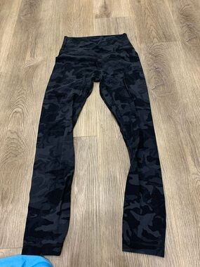 lululemon athletica Black Camo High-Rise Leggings